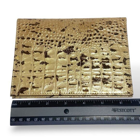 Surly Girl Photo Album 4x6" Croco Embossed Leather Cover 12 pages 24 photos - Picture 10 of 12